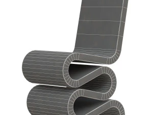 vitra-wiggle-chair 3D Model