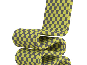 vitra-wiggle-chair Model 3D