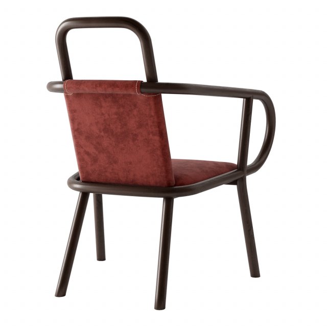 zantilam lounge armchair by very wood 3D Model .c4d .max .obj .3ds .fbx .stl .blend 