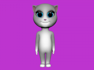 virtual cat 3d character 3D Model