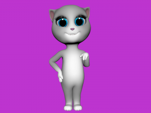 virtual cat 3d character 3D 모델