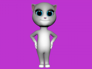 virtual cat 3d character 3D 모델