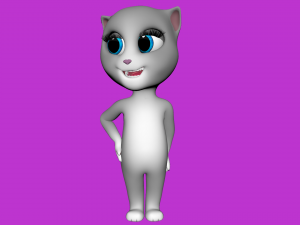 virtual cat 3d character 3D 모델