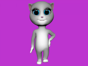virtual cat 3d character 3D 모델