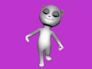 virtual cat 3d character 3D 모델