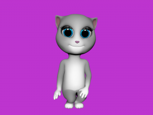 virtual cat 3d character 3D 모델