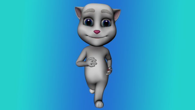 virtual pet 3d character with animations 3D Модель .c4d .max .obj .3ds .fbx .stl .blend 