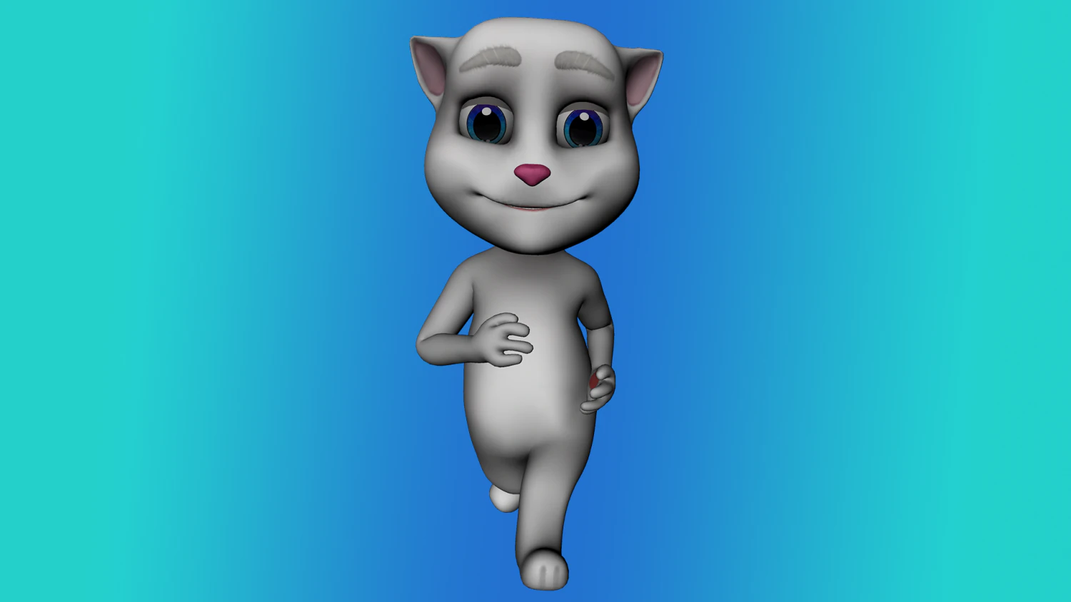 virtueel huisdier 3D-personage met animaties 3D Model .c4d .max .obj .3ds .fbx .stl .blend