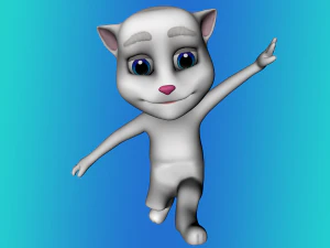 virtueel huisdier 3D-personage met animaties 3D Model