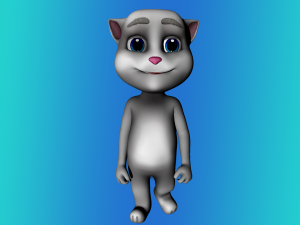 virtual pet 3d character with animations 3D Модель