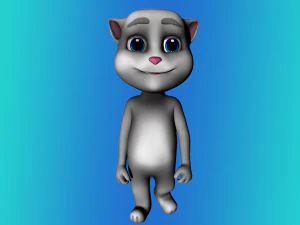 virtueel huisdier 3D-personage met animaties 3D Model
