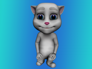 virtual pet 3d character with animations 3D Модель