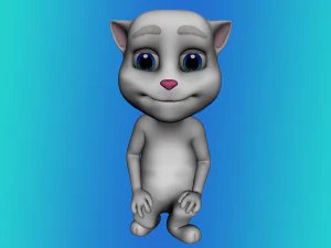 virtueel huisdier 3D-personage met animaties 3D Model
