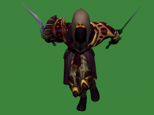 assassin 3d character battle 3D Model
