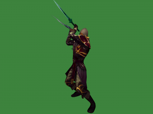 assassin 3d character battle 3D 模型