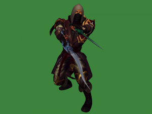 assassin 3d character battle 3D 模型