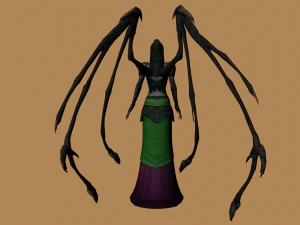 evil mage - 3d character warrior 3D Model