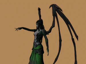 evil mage - 3d character warrior 3D Model