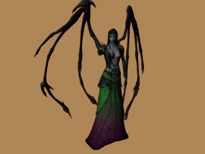 evil mage - 3d character warrior 3D Model