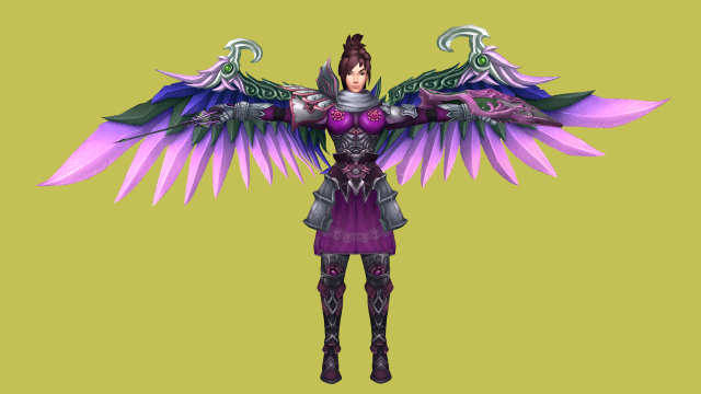 girl knight 3d female warrior Modèle 3D .c4d .max .obj .3ds .fbx .stl .blend 