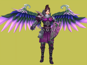 girl knight 3d female warrior Modèle 3D