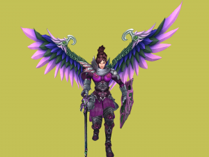 girl knight 3d female warrior Modèle 3D