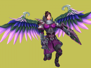 girl knight 3d female warrior Modèle 3D