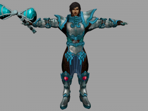 paladin 3d expert warrior 3D Model