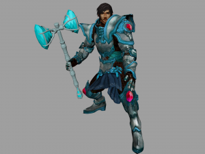 paladin 3d expert warrior 3D मॉडल