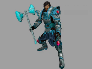 paladin 3d expert warrior 3D Model
