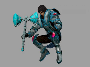 paladin 3d expert warrior 3D Model