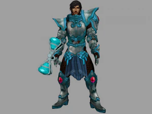 paladin 3d expert warrior 3D Model