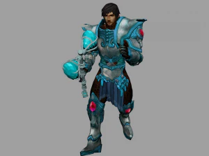 paladin 3d expert warrior 3D Model