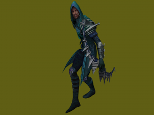poison archer - 3d warrior character 3D Модель