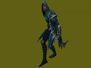 poison archer - 3d warrior character 3D Model