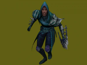 poison archer - 3d warrior character 3D Model