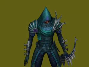 poison archer - 3d warrior character 3D Model