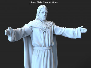 jesus christ vol3 statue for 3d print 3D Druckmodell