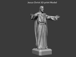 jesus christ vol3 statue for 3d print 3D Druckmodell
