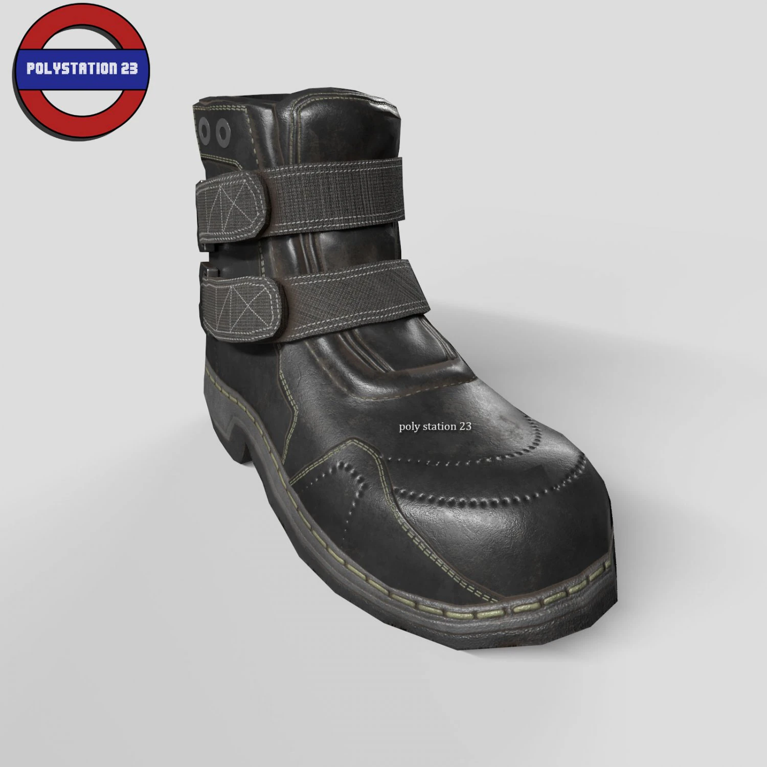 Sci fi shoes v2 game ready 3D Model .c4d .max .obj .3ds .fbx .stl .blend 