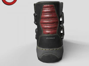 Sci fi shoes v2 game ready 3D Model