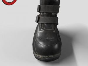Sci fi shoes v2 game ready Modello 3D