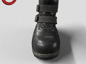 Sci fi shoes v2 game ready 3D Model