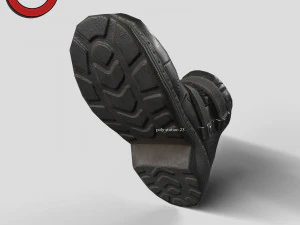 Sci fi shoes v2 game ready 3D Model