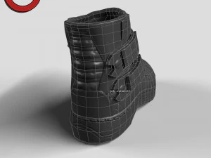 Sci fi shoes v2 game ready 3D Model