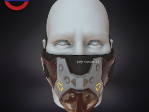 Sci fi face mask v1 Modèle 3D