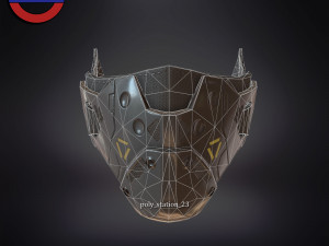 Sci fi face mask v1 Modèle 3D
