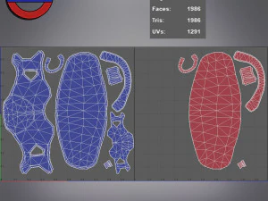 Sci fi face mask v1 3D Model