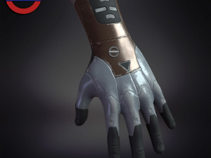 Sci fi cyborg arm v5 game ready 3Dモデル