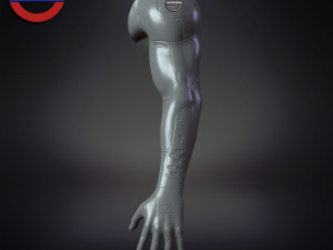 Sci fi cyborg arm v5 game ready 3Dモデル